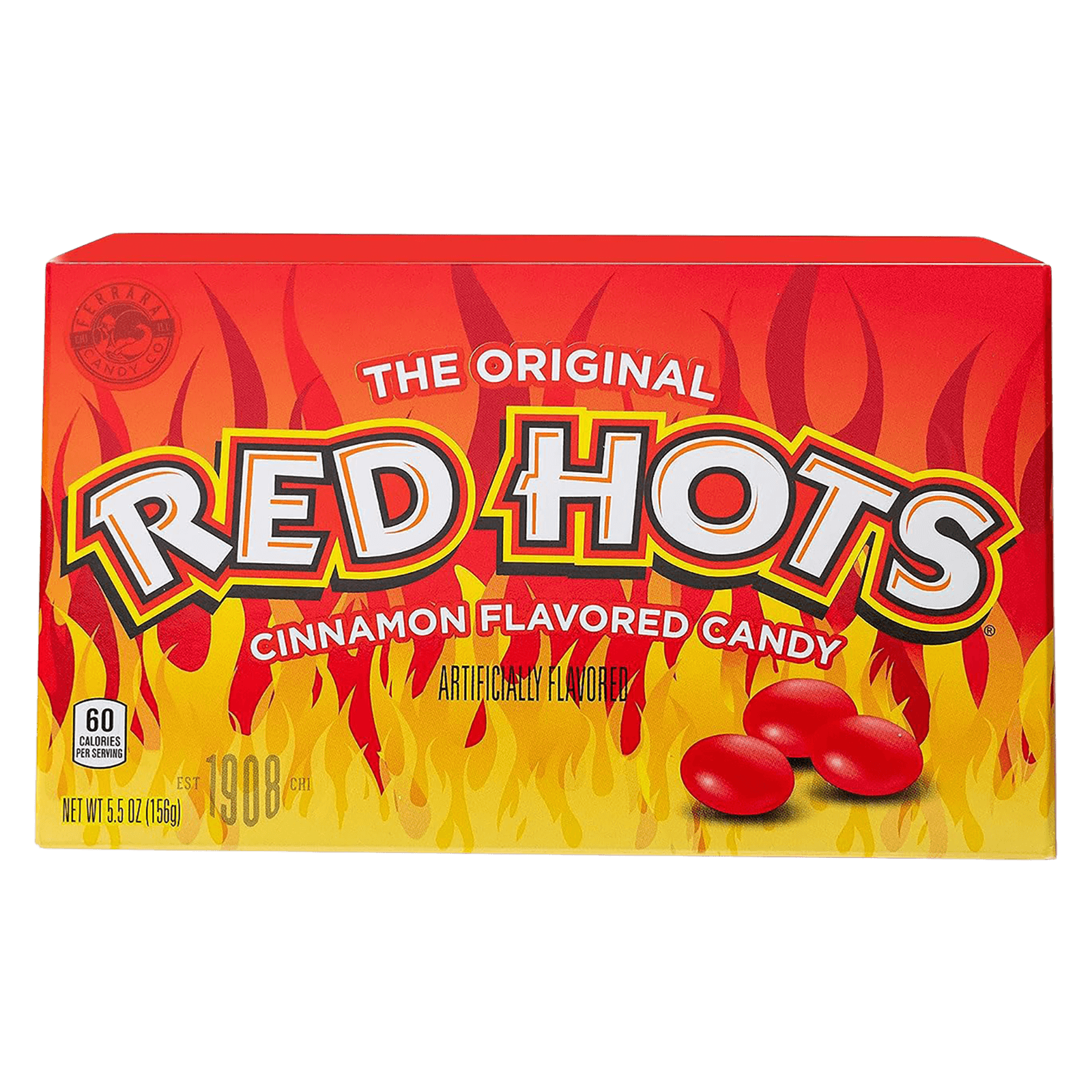 The Original - Red Hots Cinnamon Flavored Candy 156g