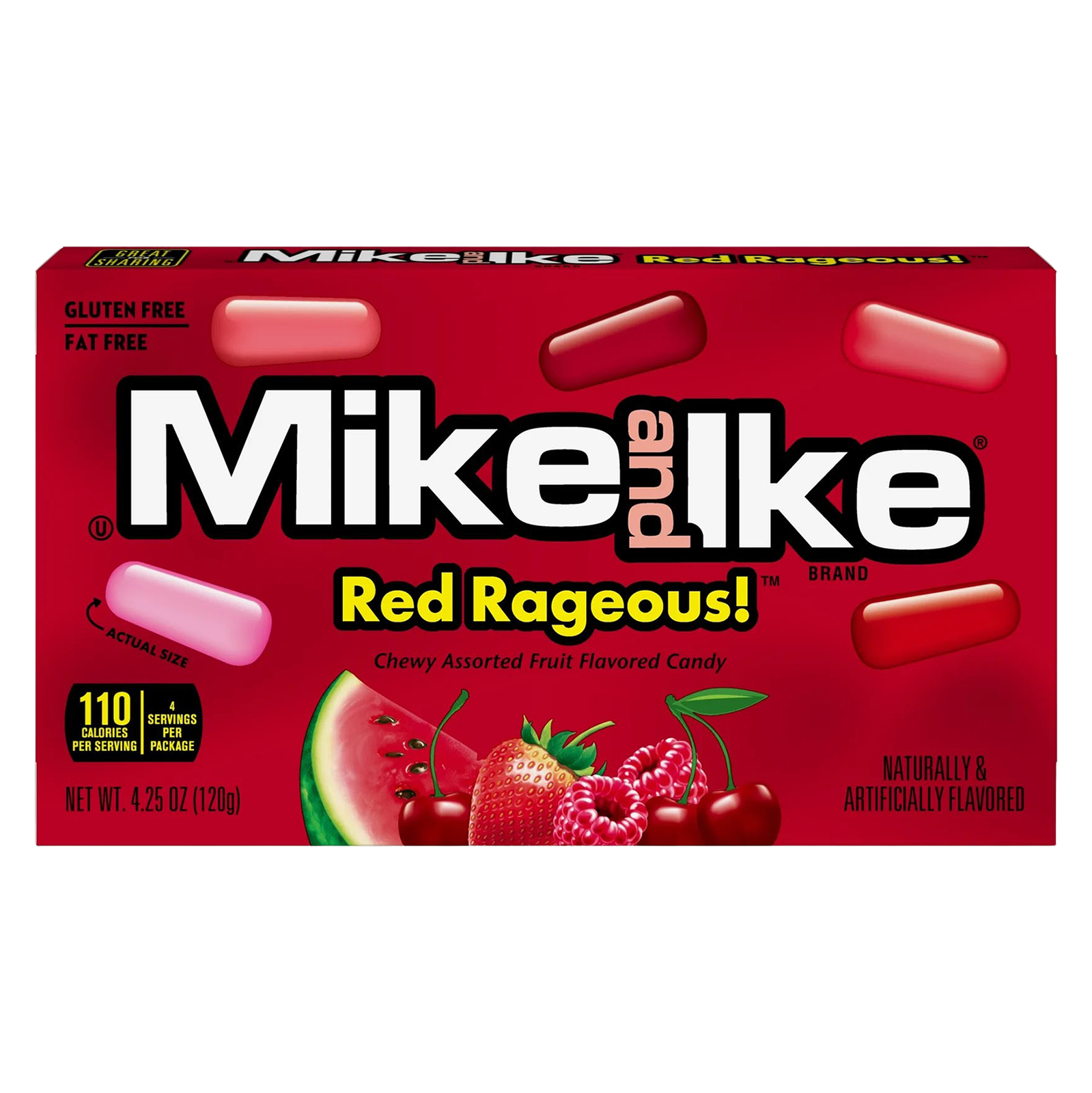 Mike & Ike - Red Rageous 120g