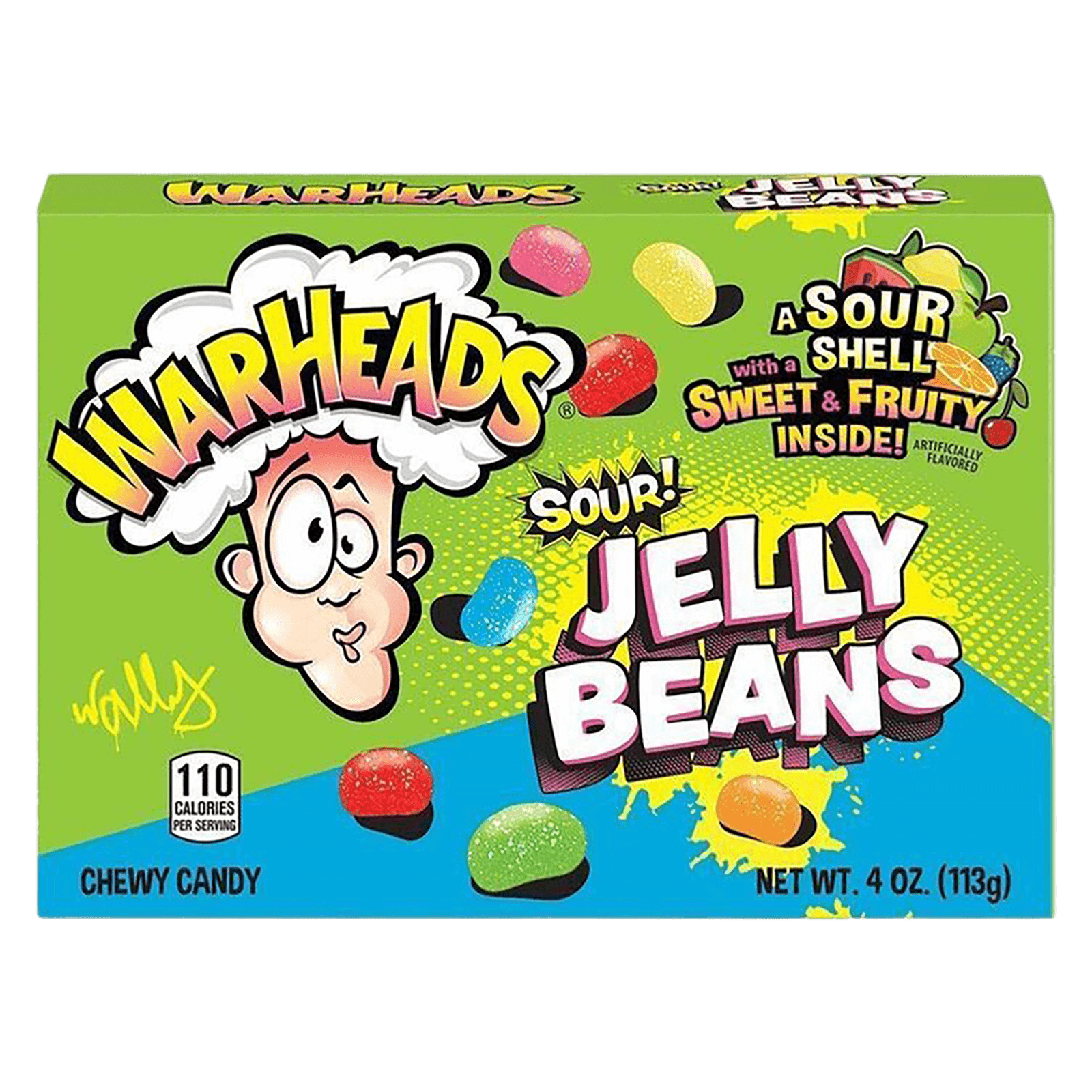 Warheads - Sour Jelly Beans 113g