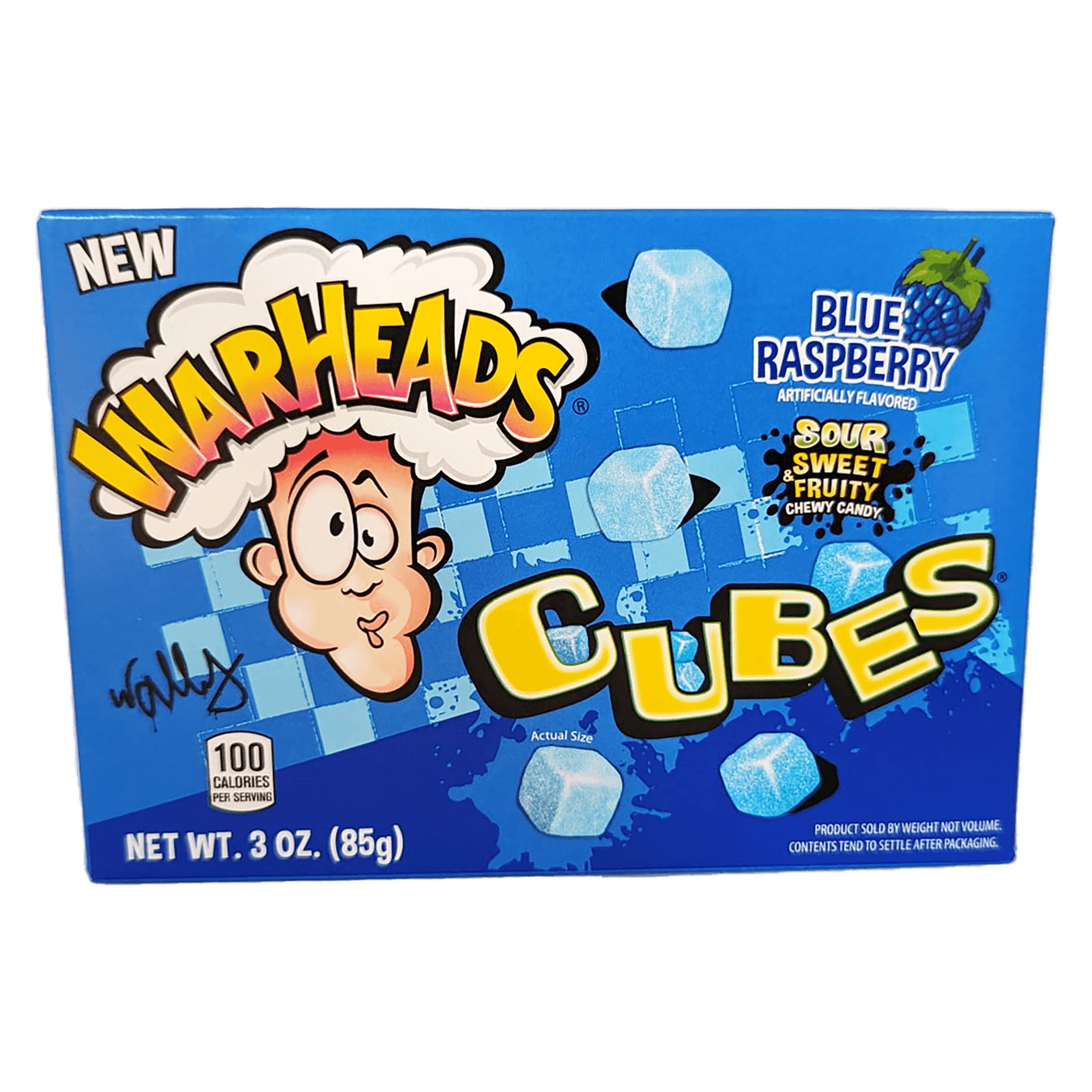 Warheads - Cubes Blue Raspberry 85g