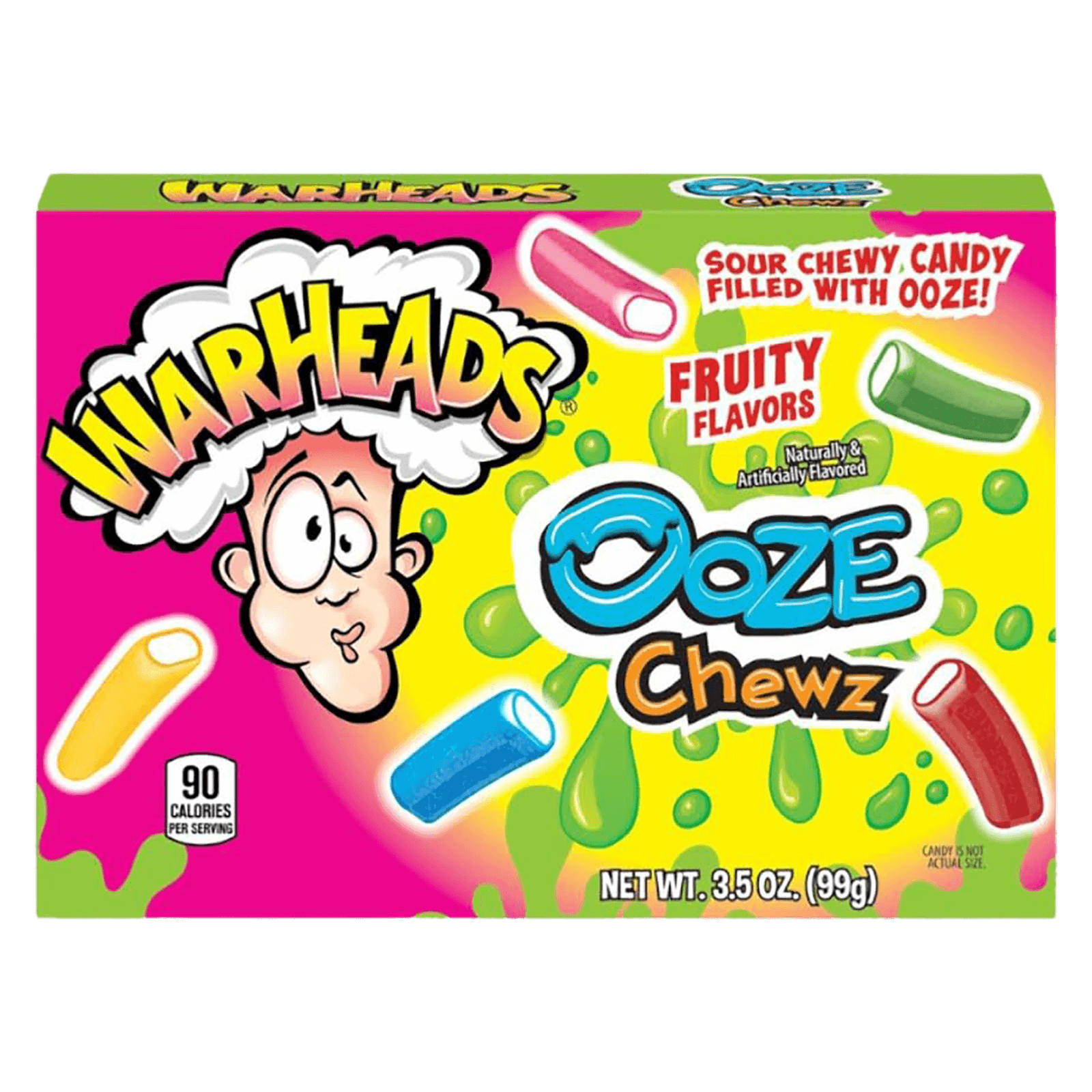 Warheads - Ooze Chews Theatre Box 99g